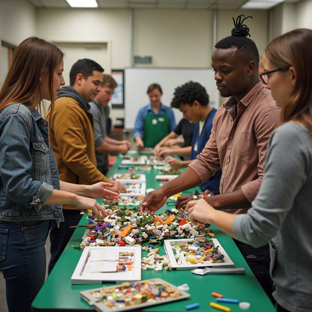 Community recycling workshop