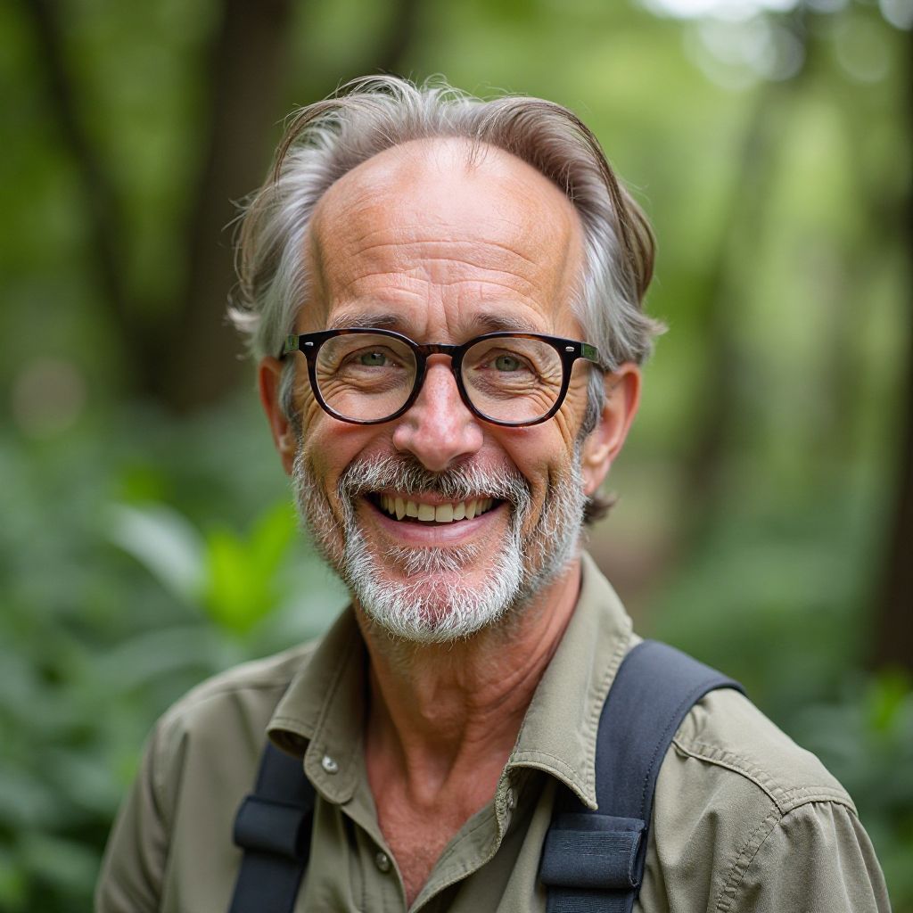 Person giving testimonial